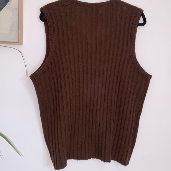 😎Vintage Retro La Camicia Sweater Vest Men’s XL - Picture 2 of 6